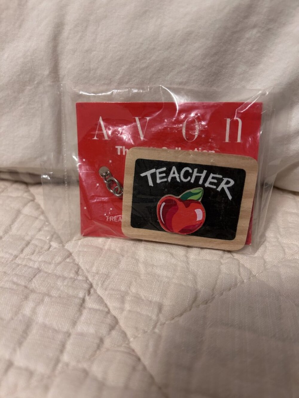 Vintage Avon Teacher keychain